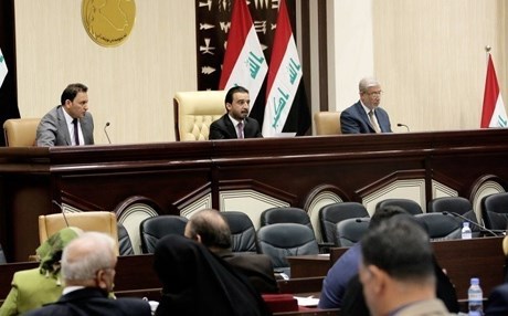 Previous session of the Iraqi parliament to discuss the budget of 2019
