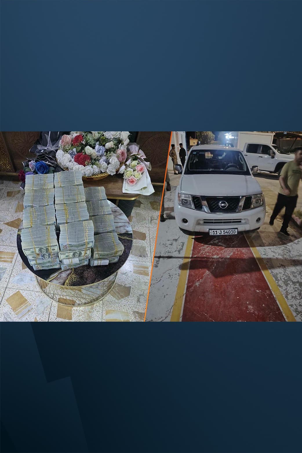 Four million dollars seized at Iraqi checkpoint amid ongoing anti-corruption investigations