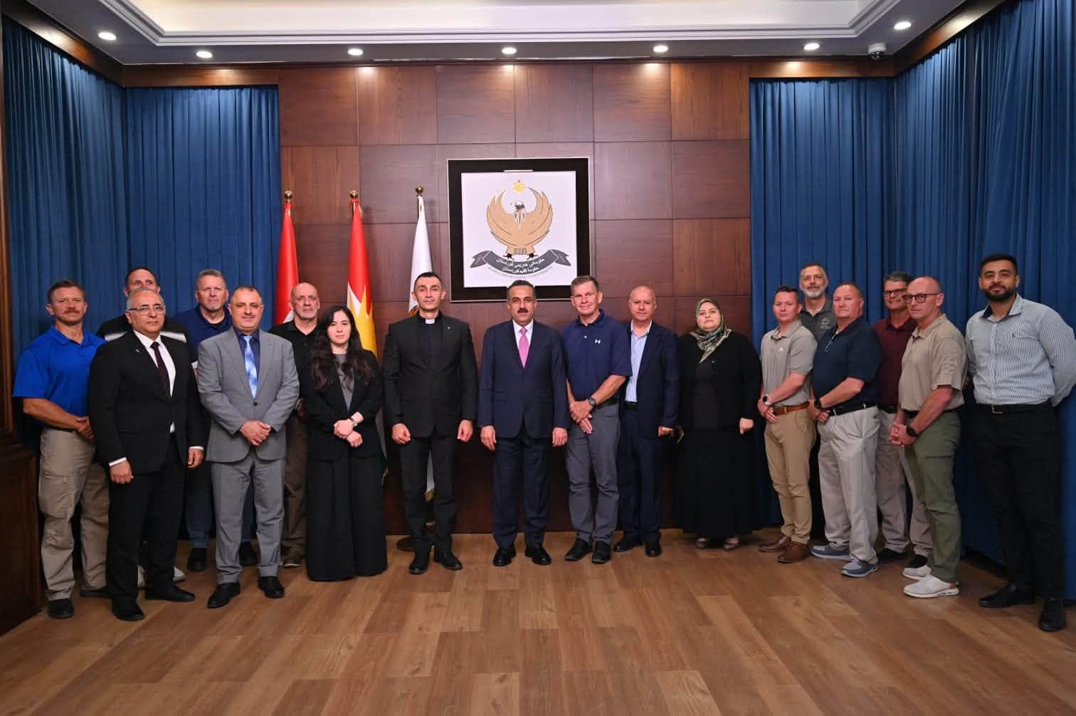 Erbil governor meets US, local church delegation to discuss coexistence
