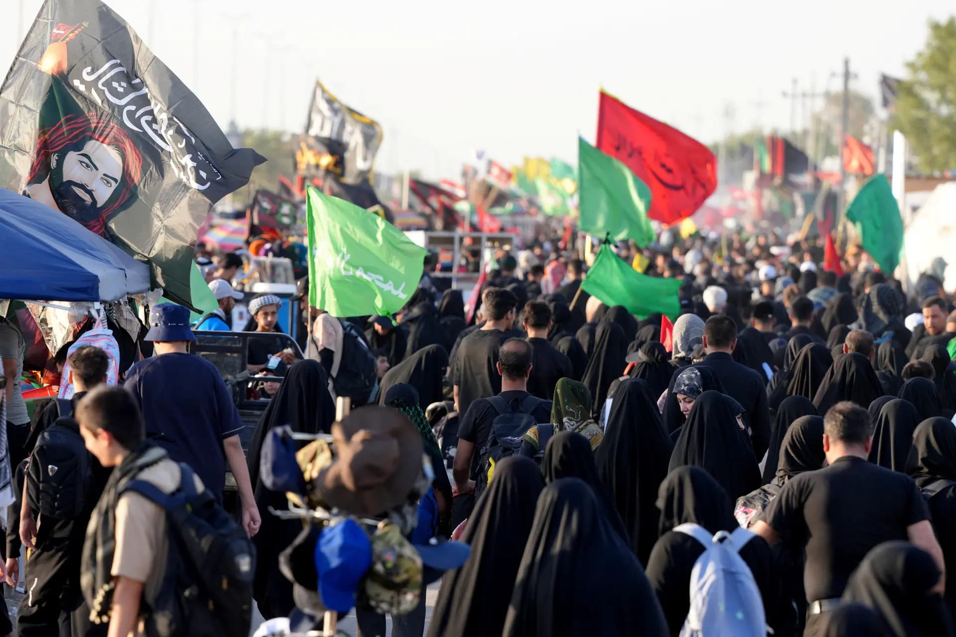 پۆلیسی ئێران: 1.2 ملیۆن زیارەتکاری چلەی ئیمام حوسێن بە دەروازە سنوورییەکاندا تێپەڕیون