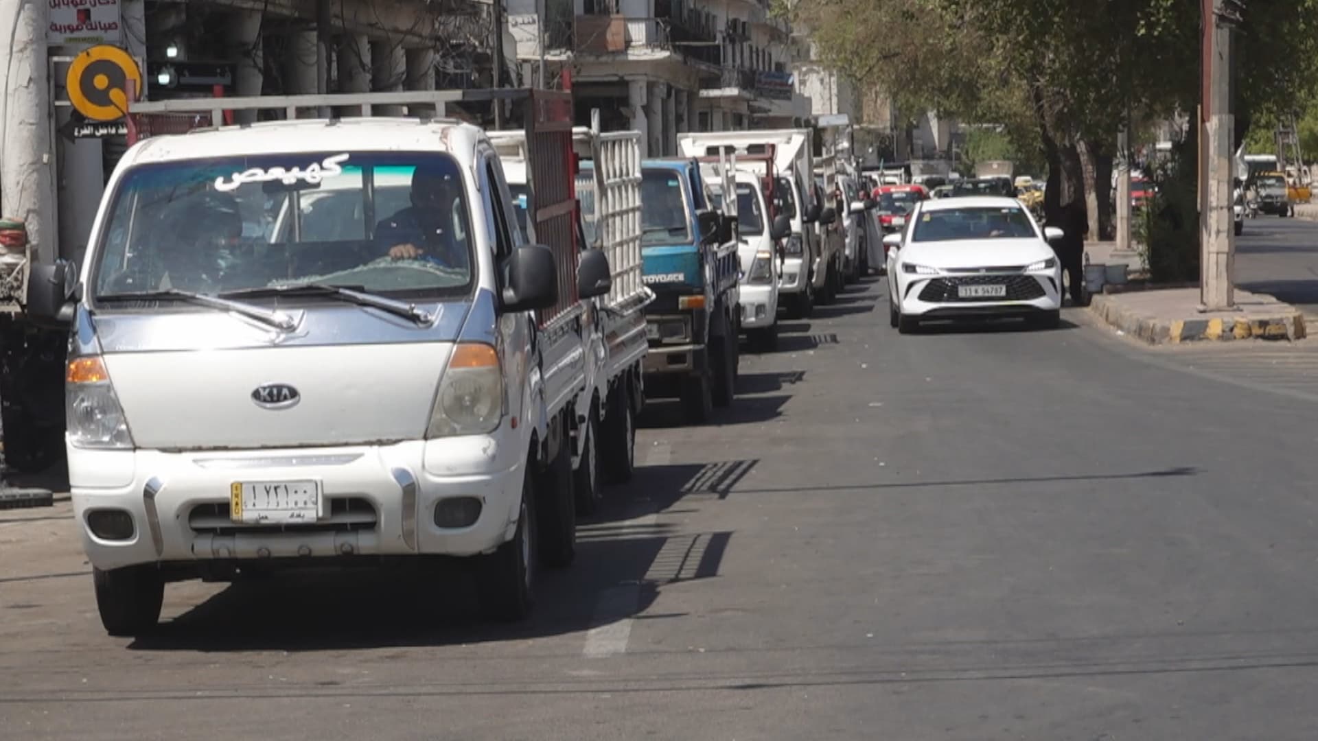 لە بەغدای گازوایل دەستناکەوێت و نۆرەی گەیشتە دوو کیلۆمەتر