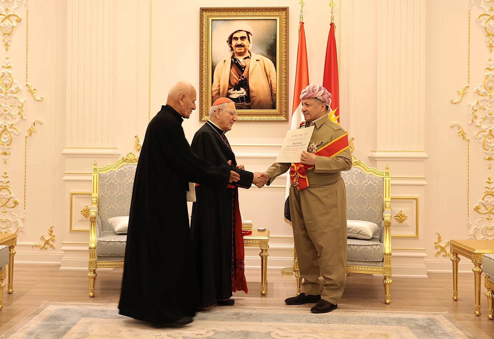 Chaldean patriarch emeritus seeks Vatican honor for President Barzani