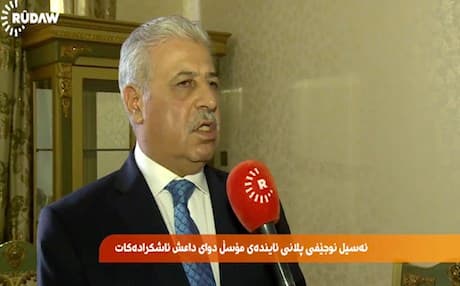 Former Mosul Governor Atheel Nojaifi. Photo: Rudaw video