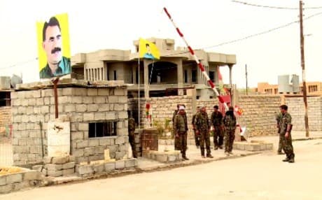 PKK forces in Shingal. Photo: Rudaw video