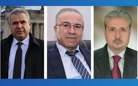 Ibrahim Biro, Abdulhakim Bashar and Darwesh Mirkan.
