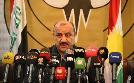 File photo of Director General of Erbil Police, Abdulkhaliq Talaat. Photo: Farzin Hassan/Rudaw