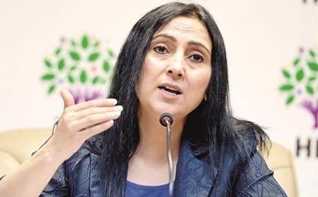 Figen Yuksekdag, co-chair of the People’s Democratic Party (HDP). Photo: AFP