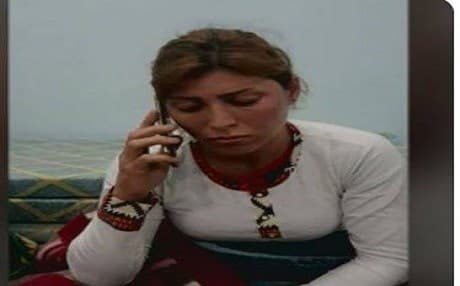 Noura Yousif, mother of three of the children speaks to Rudaw TV via Skype from Turkey Saturday night. Photo: Rudaw video