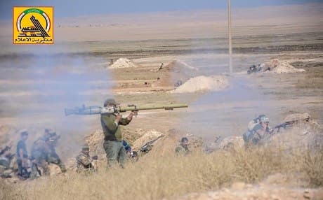 Hashd units besiege the outskirts of Tal Afar. Photo: Hashd