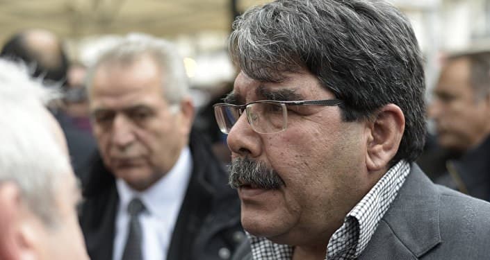 Salih Muslim, the leader of the PYD in Europe. Photo: Adrien Morlent | AFP