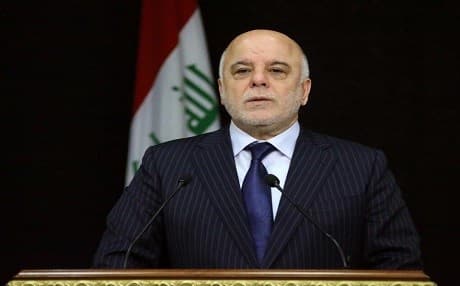 Iraqi Prime Minister Haider al-Abadi addresses the Iraqi nation on September 20, 2017. Photo: PM media office