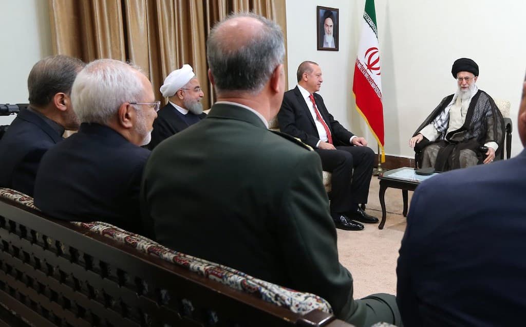 Ayatollah Khamenei met with Turkish President Recep Tayyip Erdogan in Tehran on Wednesday. Photo: Official