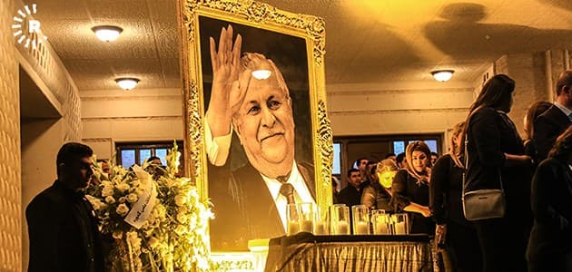 People pay their respect to the late Iraqi former president Jalal Talabnai, known to Kurd as Mam Jalal or Uncle Jalal. Photo: Rudaw/Sartip Othman