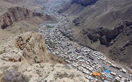 The town of Maku in northwest Iran that borders Turkey. Photo: IRNA