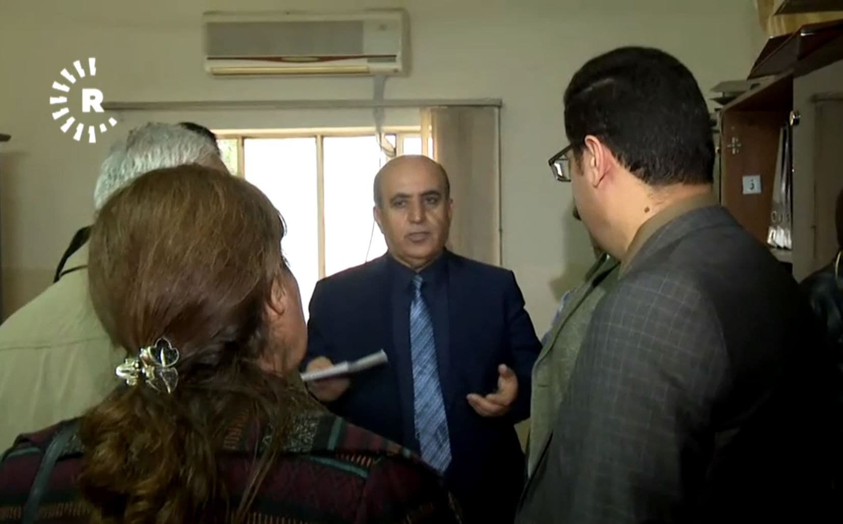 An Iraqi financial oversight committee visited KRG Ministry of Martyrs and Anfal Affairs. Photo: Rudaw TV