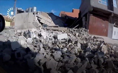 Rudaw video footage shows destruction in Tuz Khurmatu in the wake of the October 16, 2017 events which saw Kurdish Peshmerga forces pull out from the areas, Kurdish residents of the ethnically mixed town flee their homes fearing violence and Iran-backed Hashd al-Shaabi groups take over the city.