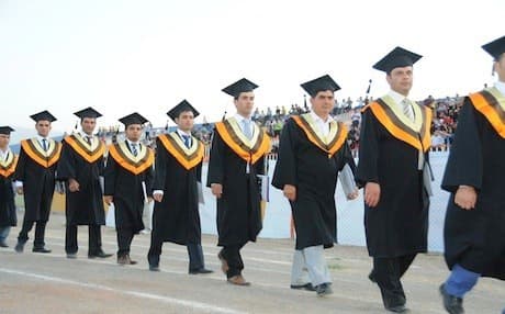 Students from Soran University attend a graduation ceremony. Photo: Soran University