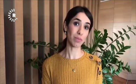 In a video statement obtained by Rudaw on December 13, 2018, Nadia Murad announces the main Shingal-Duhok road will reopen and she will visit the Yezidi homeland on December 14.