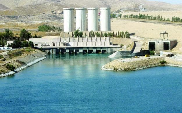 Mosul Dam was briefly seized by the Islamic State group in 2014. File photo: AFP