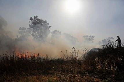 Field fires have destroyed crops across Iraq since April. AFP file photo
