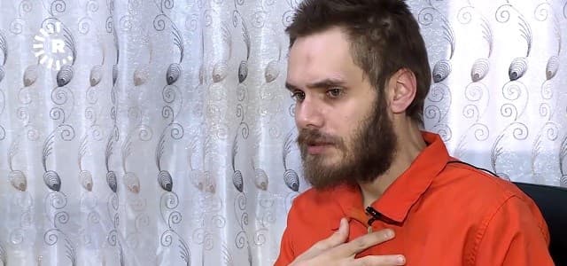 Steve Duarte, 32, a Portuguese-Luxembourger, is currently detained by the Kurdish-led Syrian Democratic Forces (SDF) in the Autonomous Administration of North and East Syria (NES). June 23, 2019. Photo: Rudaw TV