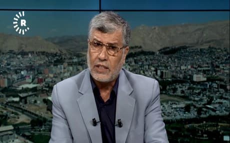 Mohammed Abdulwahab Shamaa, former director of Mosul’s Sunni Waqf (Endowment) Directorate, on June 25. Photo: Rudaw TV
