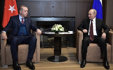 Erdogan visits Putin, commits to political... | Rudaw.net