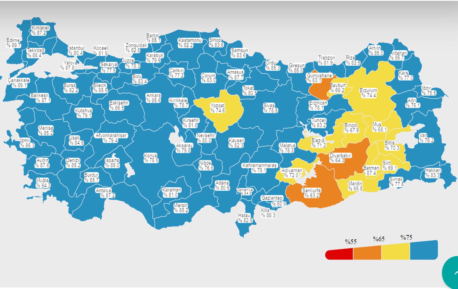 agri asilama tablosunda maviye dondu rudaw net