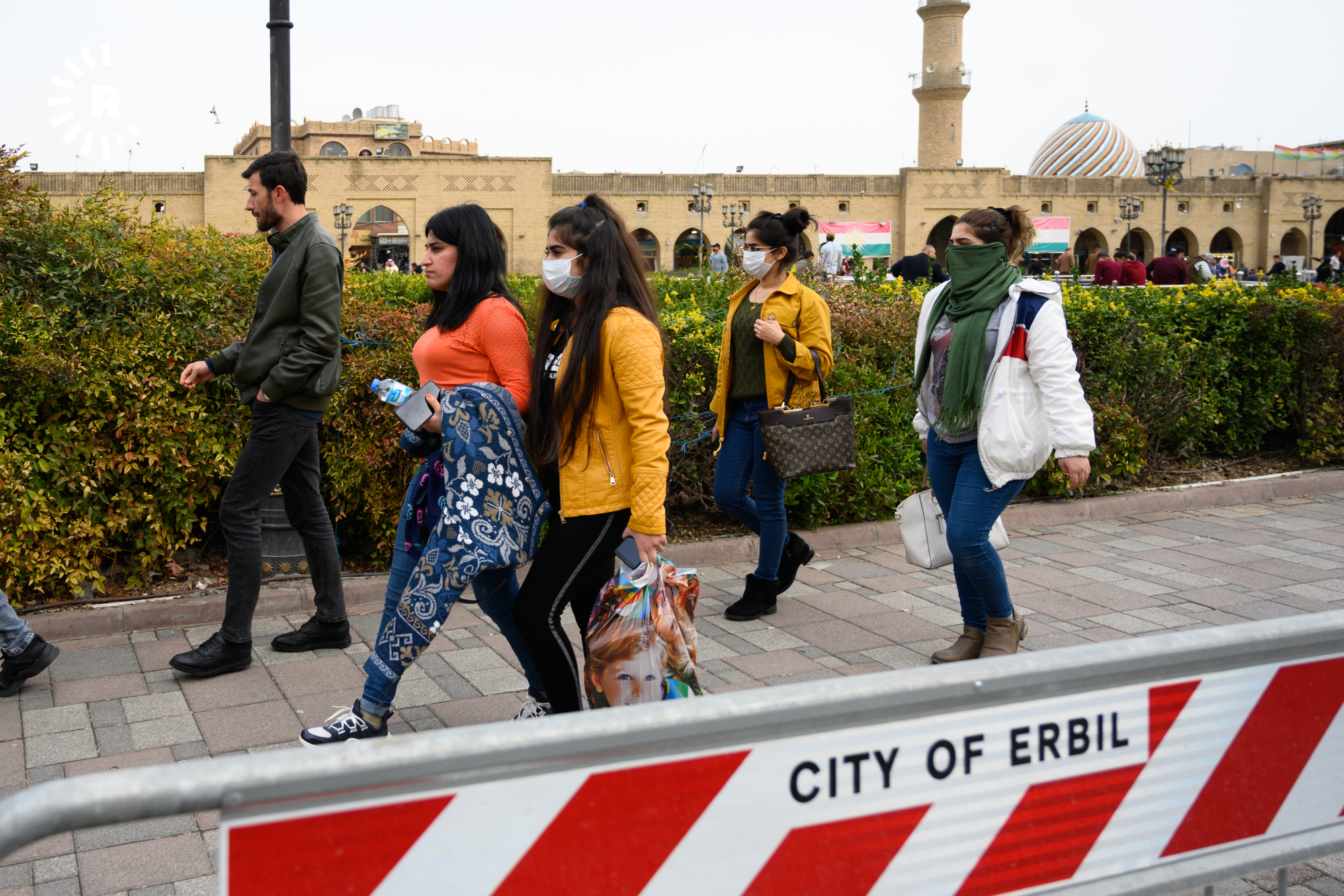 Erbil bazaar disinfected as city sees first coronavirus cases
