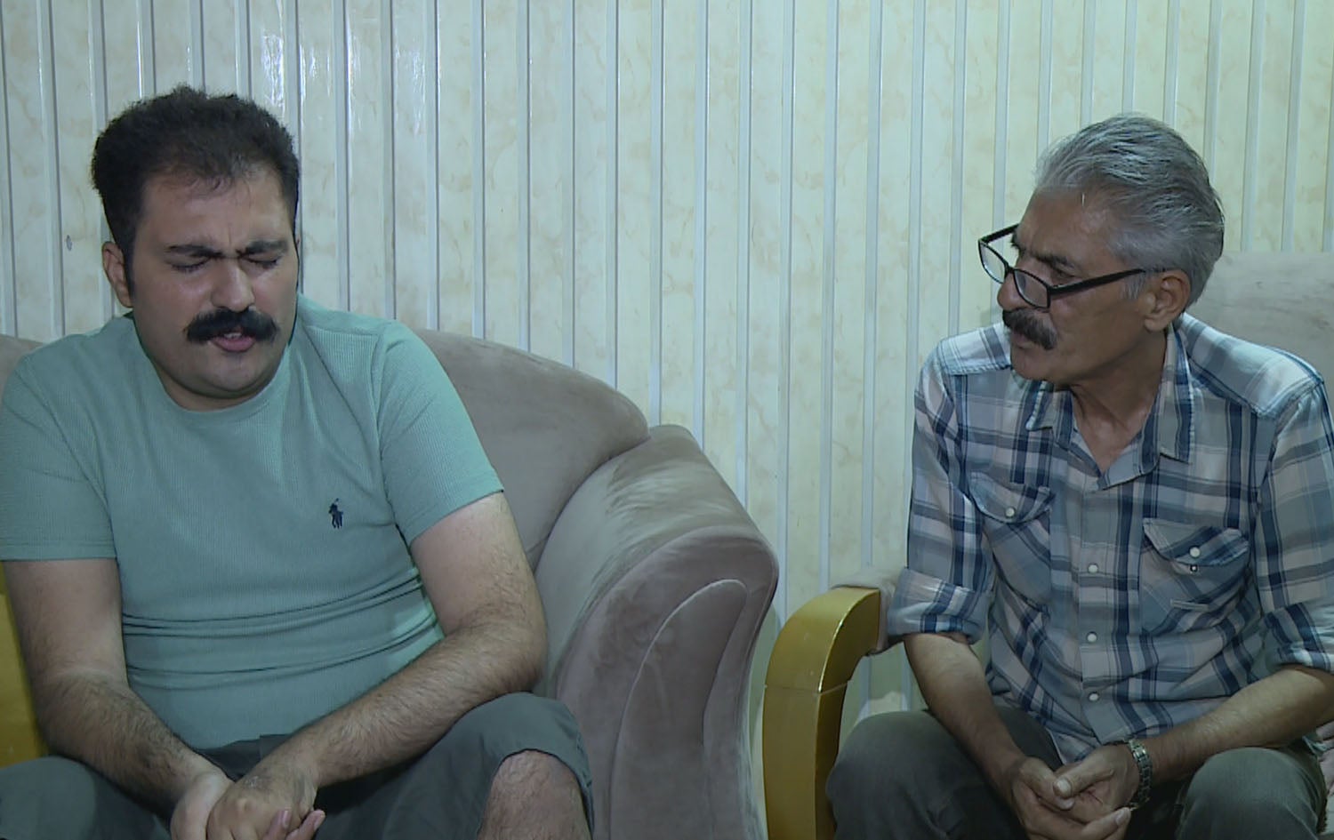 Aras Osman (right) and his 27-year-old son at their home in Sulaimani province in August 2023. Photo: Rudaw Aras Osman (right) and his 27-year-old son at their home in Sulaimani province in August 2023. Photo: Rudaw