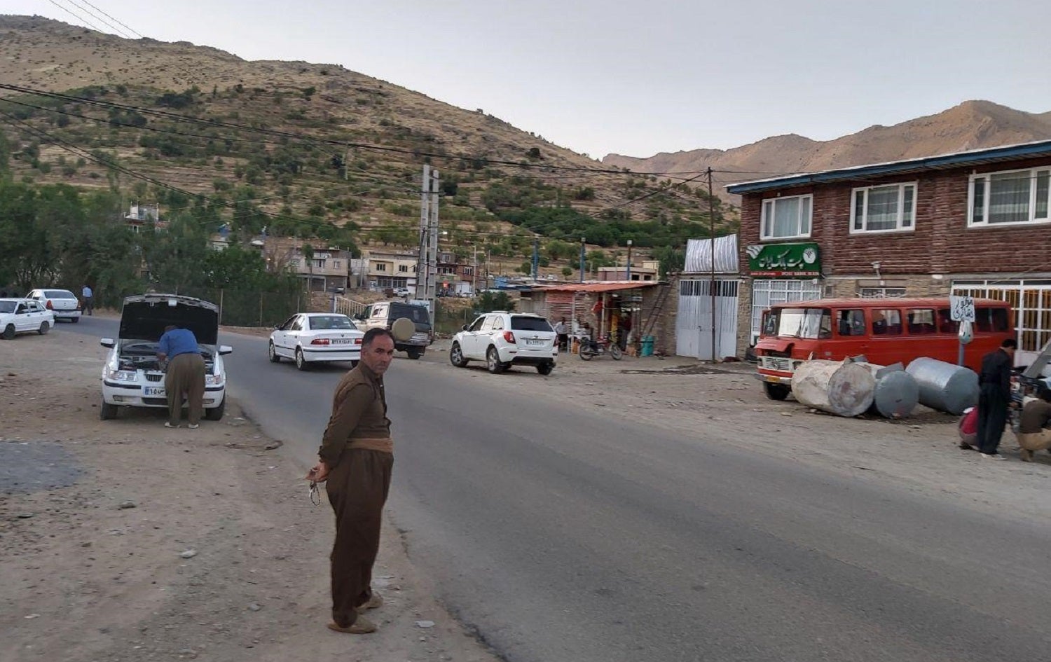 The village of Daraki, Hawraman on August 8, 2020. Daraki has seen a number of its young men leave for Europe. Photo Jabar Dastbaz / Rudaw