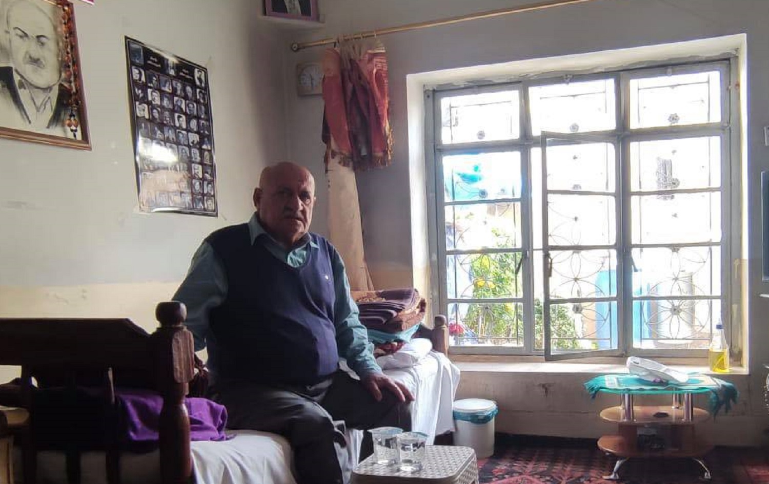 Zahid Mahmood at his home in Sulaimani on February 14, 2021. Photo: Mohammed Othman