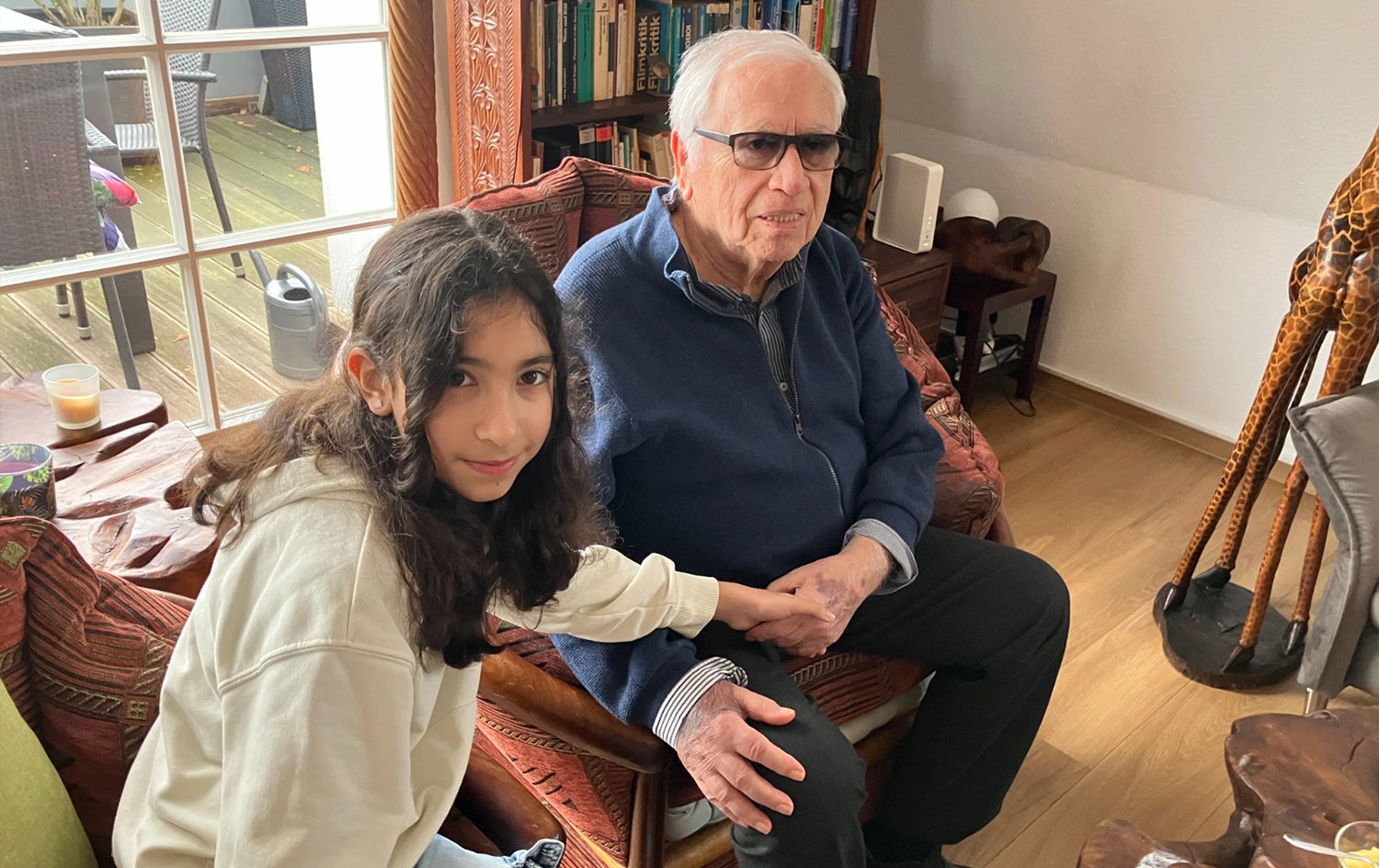 مینا رەحیم لەگەڵ باپیری مەعنەویی خۆیدا - کۆتایی ساڵی 2024