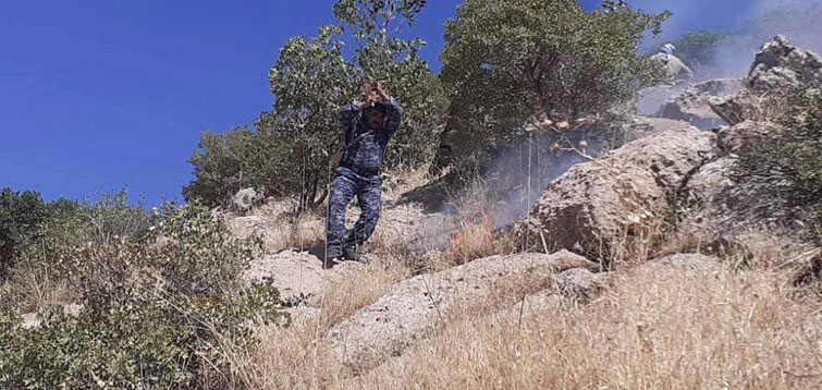 ئەوکەسەی ئاگرەکەی کردووەتەوە، دەستگیرکراوە