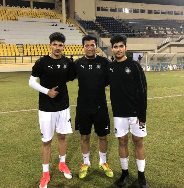 سوهێل سابیر لەگەڵ هەردوو کوڕەکەی، رامی و ئەحمەد