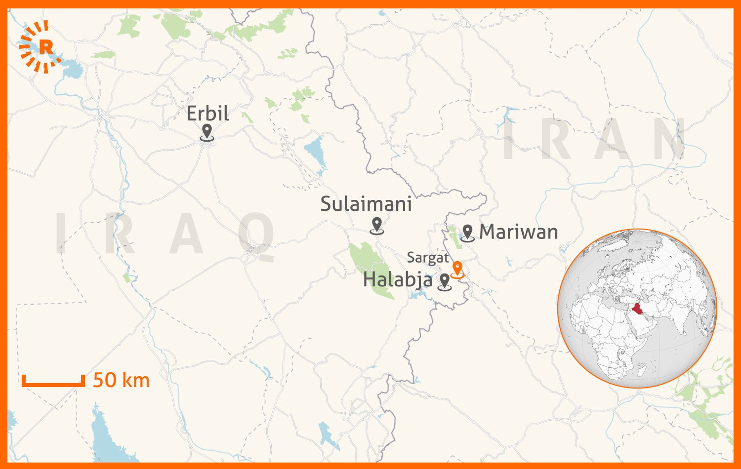 Graphic: Maps4news, Sarkawt Mohammed / Rudaw