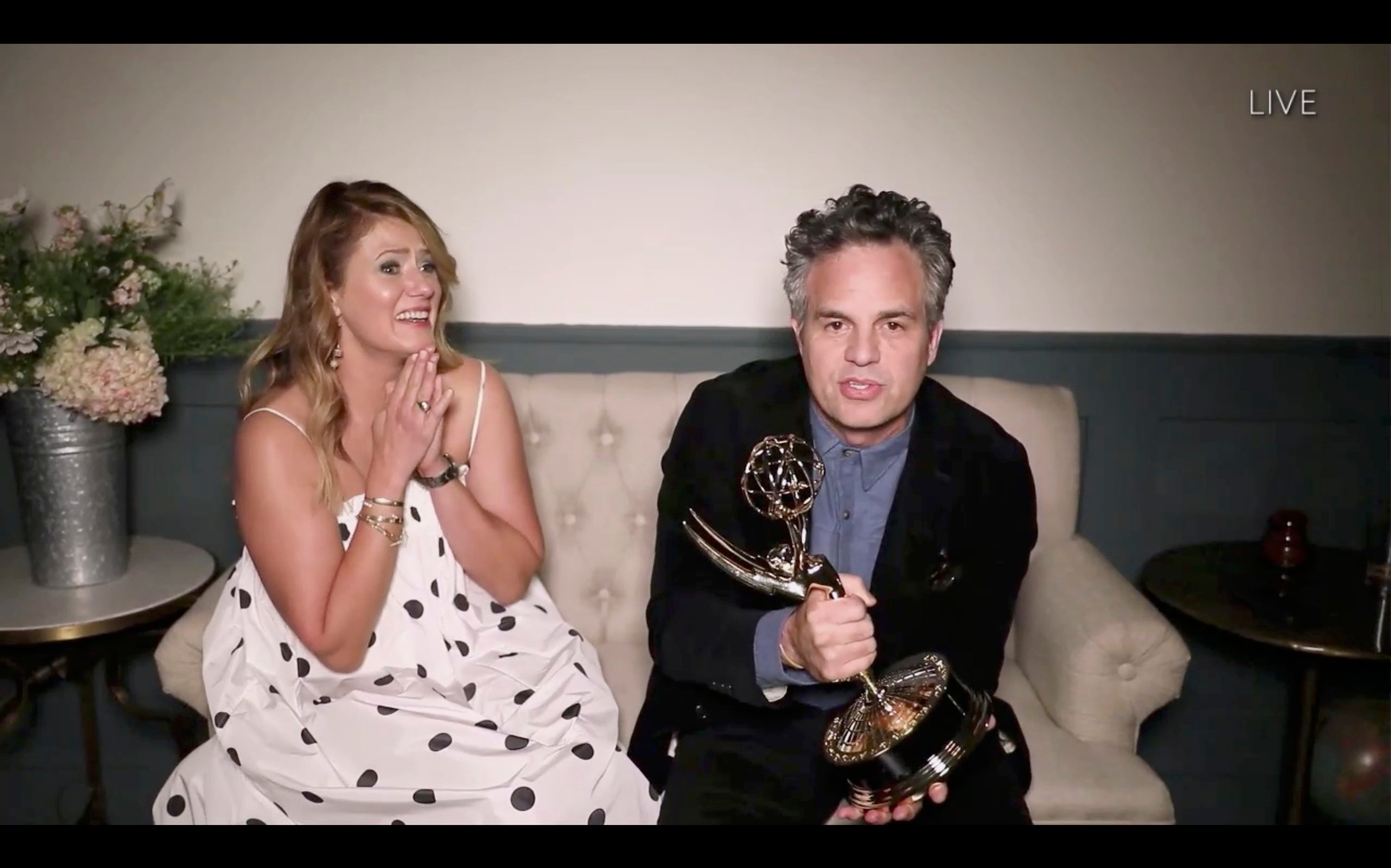 براوەیەکی خەڵاتی پرایمتایم ئێمی. وێنە؛ AFP