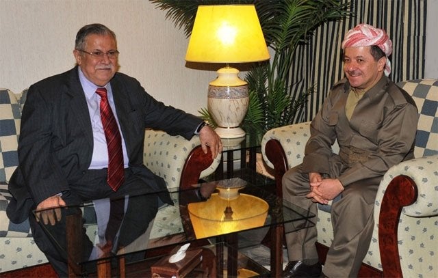 Mam Celal ve Başkan Mesud Barzani