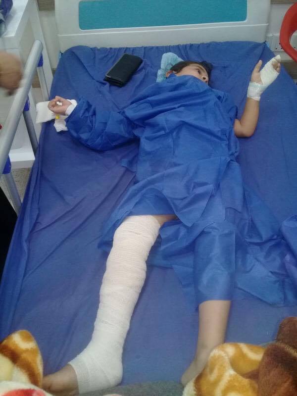 ئیمان رێباز لە نەخۆشخانە