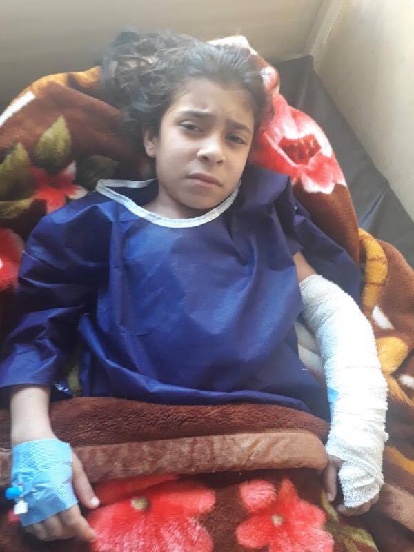 ئیمان رێباز لە نەخۆشخانە