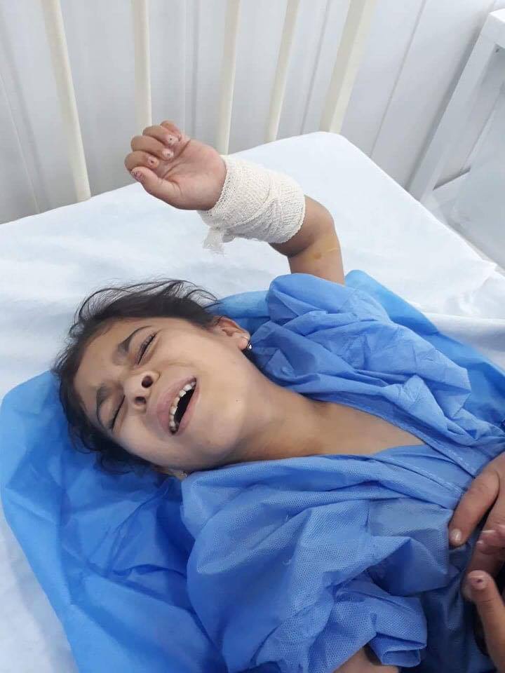 ئیمان رێباز لە نەخۆشخانە