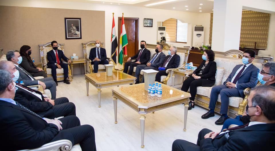 مەڕاسیمی دەستبەکاربوونی ئەمەل جەلال وەک سەرۆکی دەستەی گەشتوگوزار