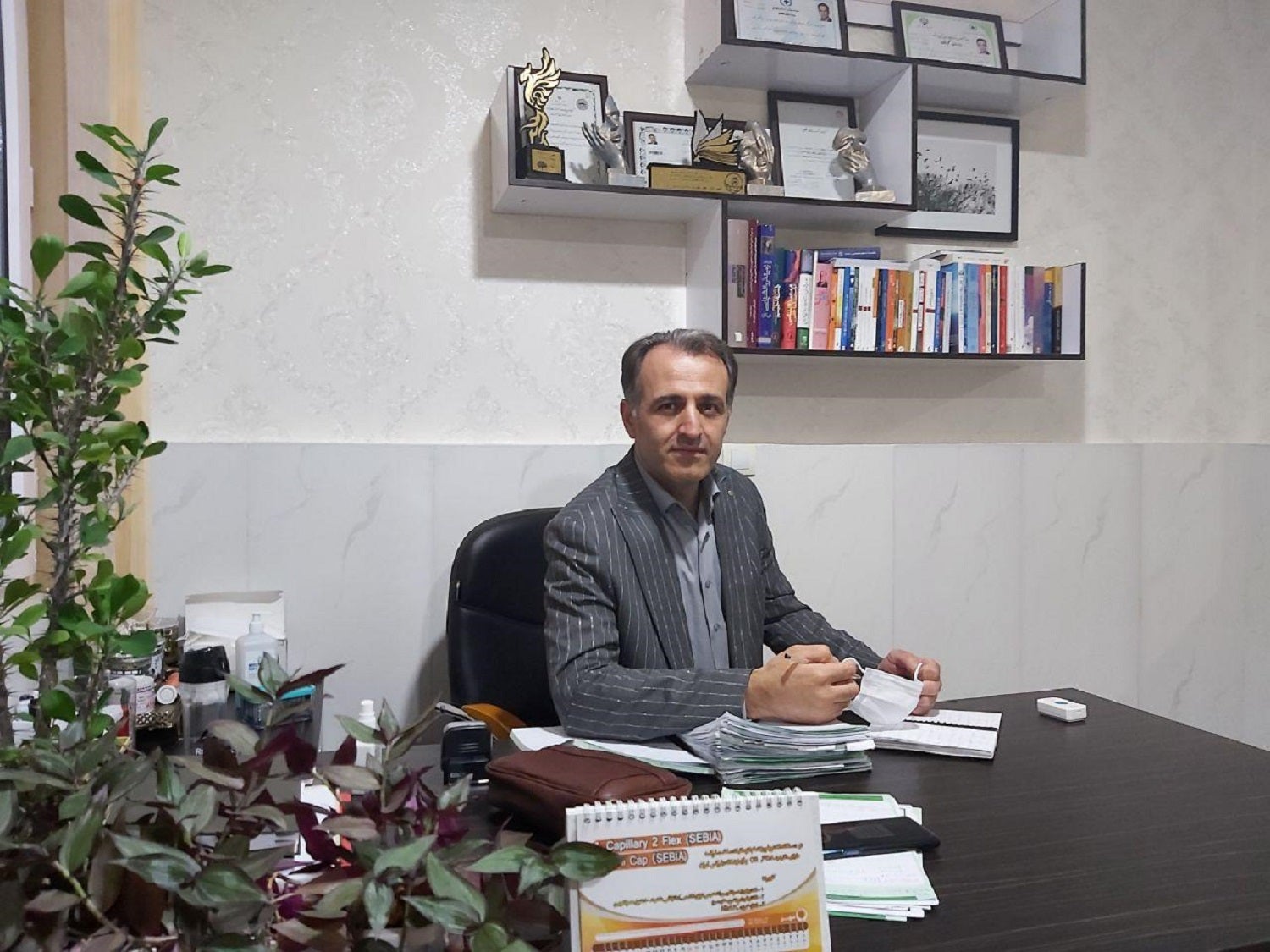 Psychologist Dr Hadi Naqdi on October 3, 2020. Photo: Jabar Dastbaz / Rudaw