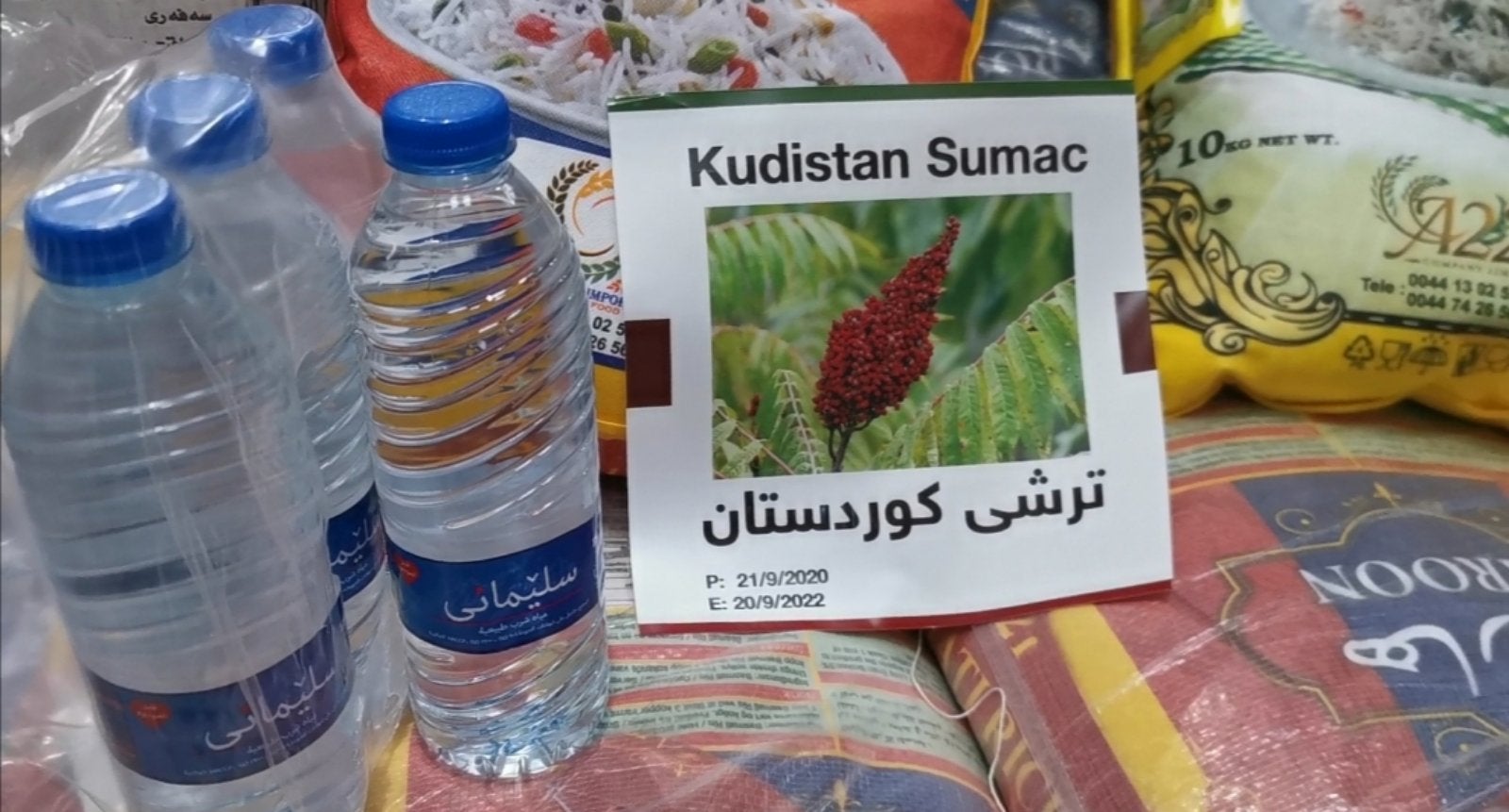 ترش و سفرەی سەفەریی و ئاوی سلێمانی لە بەریتانیا، وێنە؛ ئارام بەڵخەیی