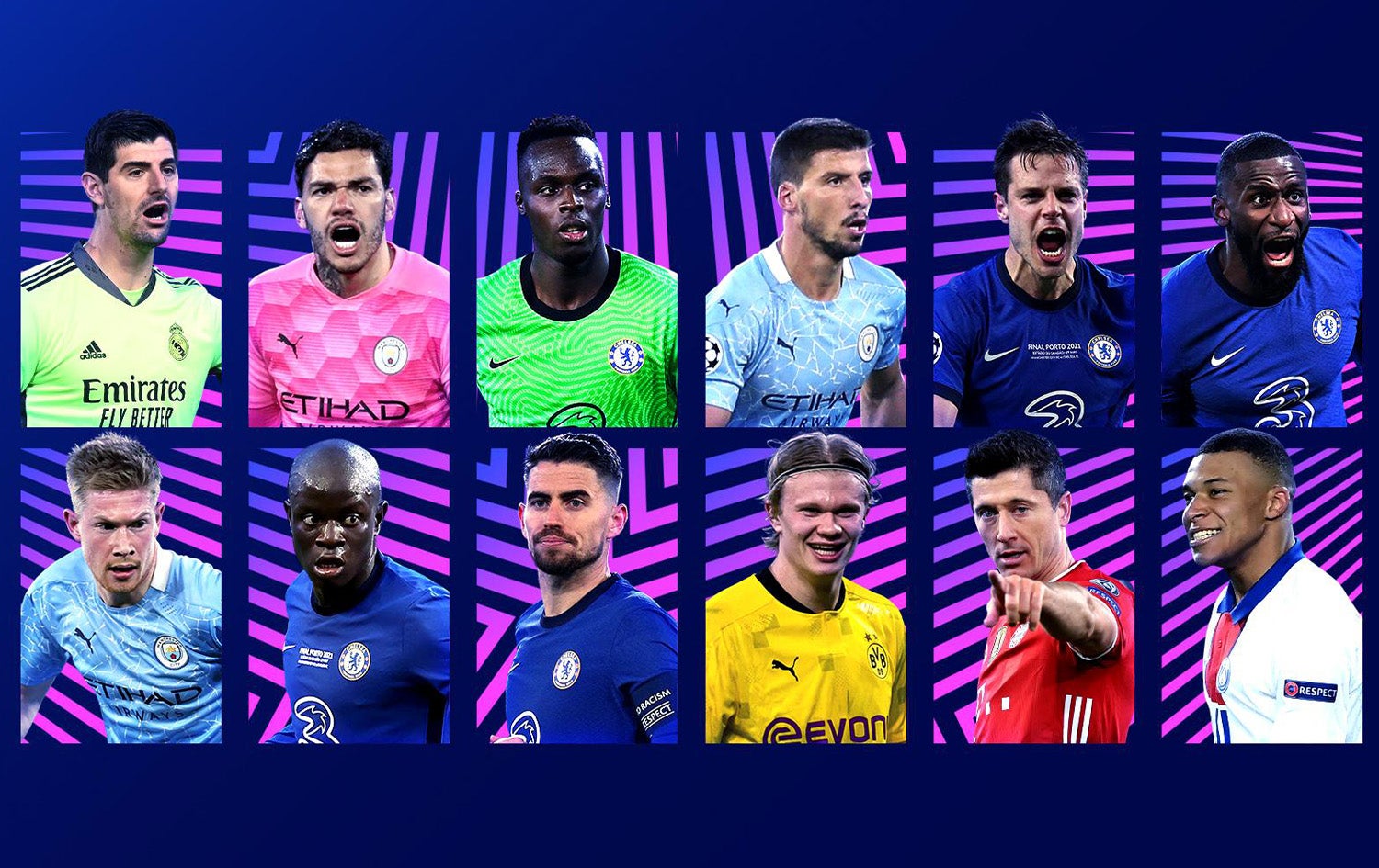 بەربژێرانی باشترینەکانی چامپیۆنزلیگ