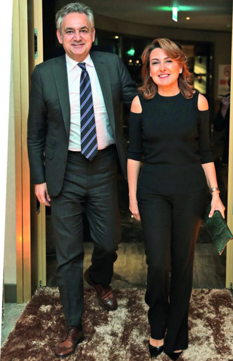 Mehmet Ali Yalçındağ ve eşi Arzuhan Doğan Yalçındağ