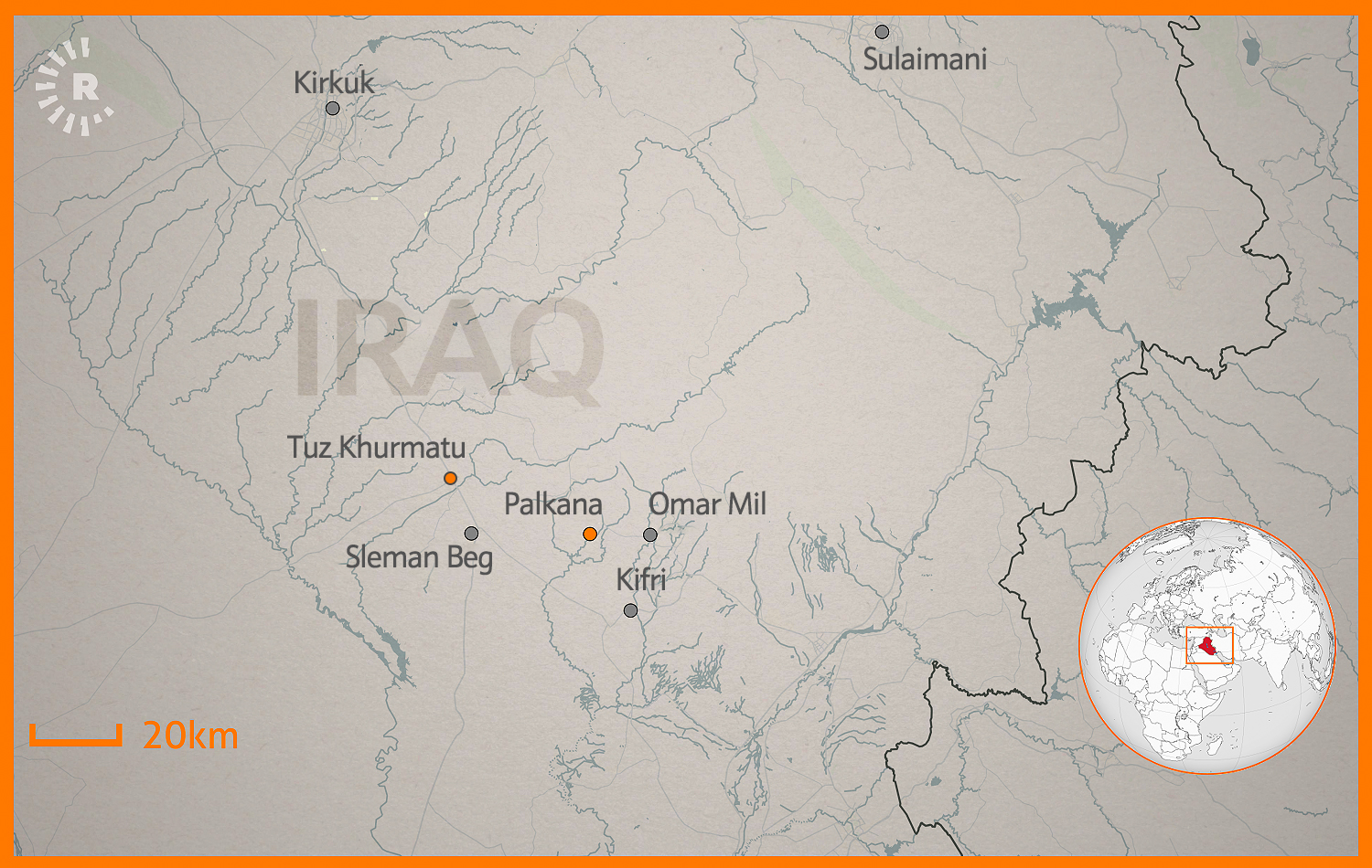 Graphic: Maps4news, Sarkawt Mohammed / Rudaw