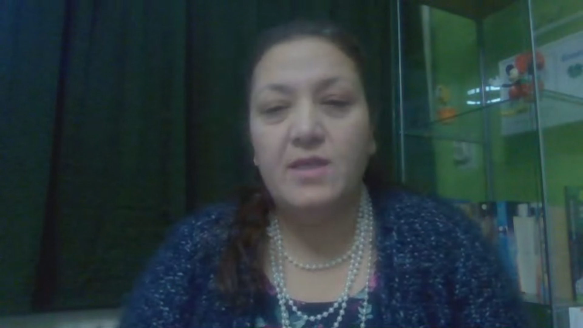 Lamaan Khalil, member of Human Rights Organization - Afrin speaks to Rudaw on January 17, 2022. Photo: Rudaw