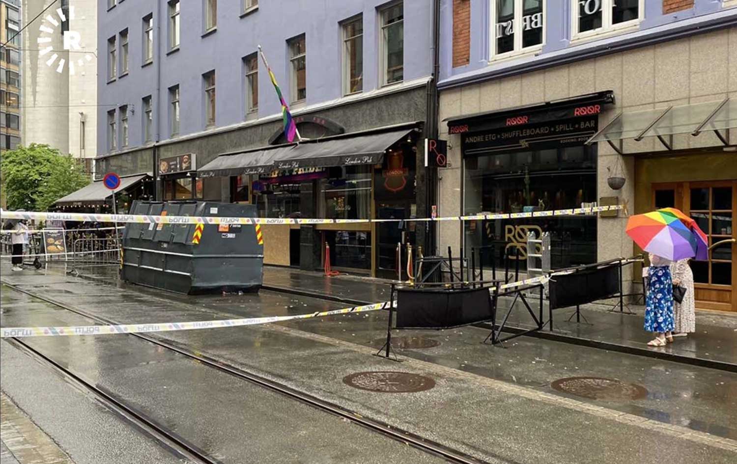 The site of the shooting in Oslo. Photo: Zinar Shino/Rudaw