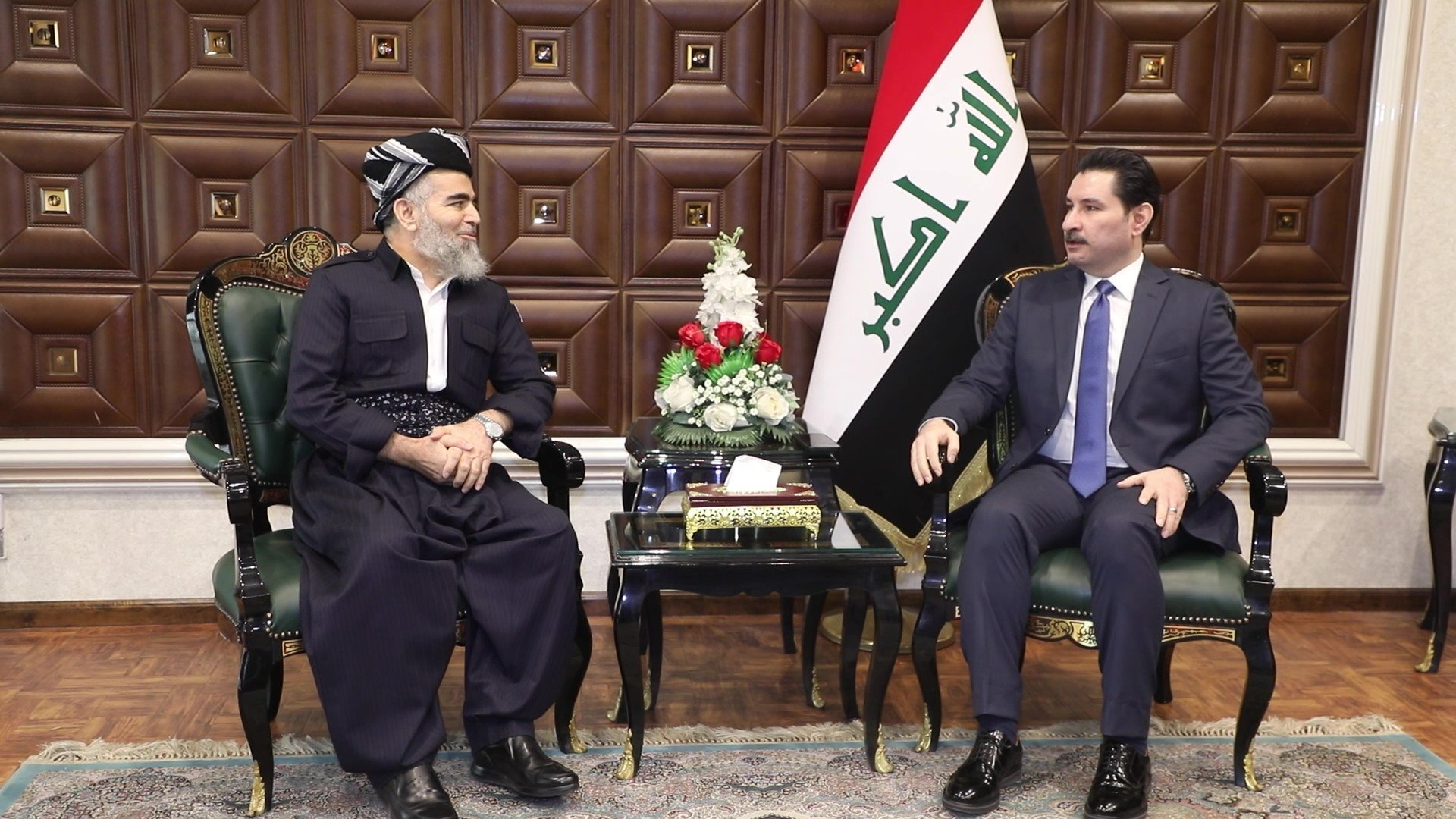 کۆبوونەوەی عەلی باپیر و شاخەوان عەبدوڵڵا